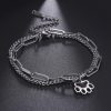 Memory Footprints Girl Hot Girl Double Golden Bracelet