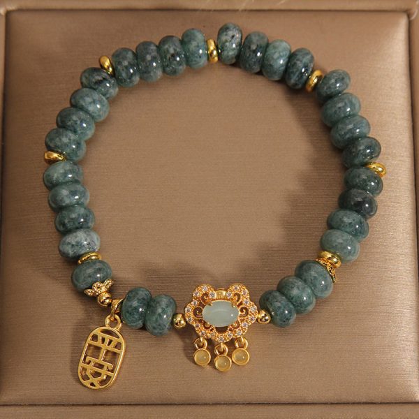 Natural Emerald Jade Bracelet For Women