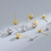 New Fashion Round Bag Set Earrings