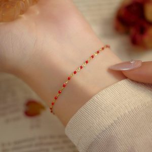 925 Sterling Silver Beanie Bracelet For Women