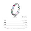 S925 Sterling Silver French Retro Distressed Love Heart-shaped Ring