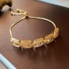 Zircon Micro Inlaid Bracelet Light Luxury Retro Temperament