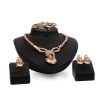 Ethnic Style Alloy Necklace And Earrings Four-piece Jewelry Set