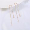 bd226bbc-e7b5-4941-bf5a-528dfa32dc0a.jpg Gold Long Fringed Star Copper Circle Micro-set Zircon Earrings