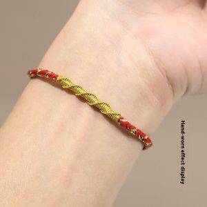 Adjustable Eight-strand Woven Colorful Guard Carrying Strap