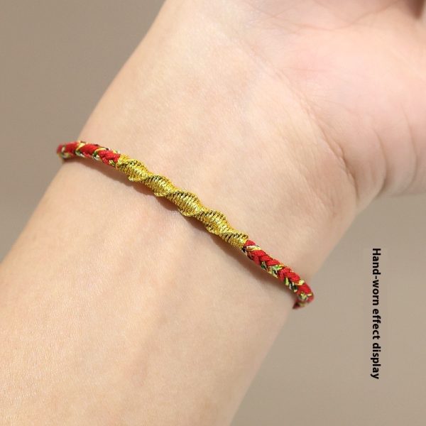 Adjustable Eight-strand Woven Colorful Guard Carrying Strap