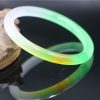 Ice-like Emerald Floating Flower Bracelet For Women