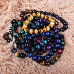 Personality Natural Tigereye Finished Bracelet