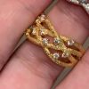 Old Money Ancient Style Three-dimensional Hollow Vine Cord For Braiding Ring