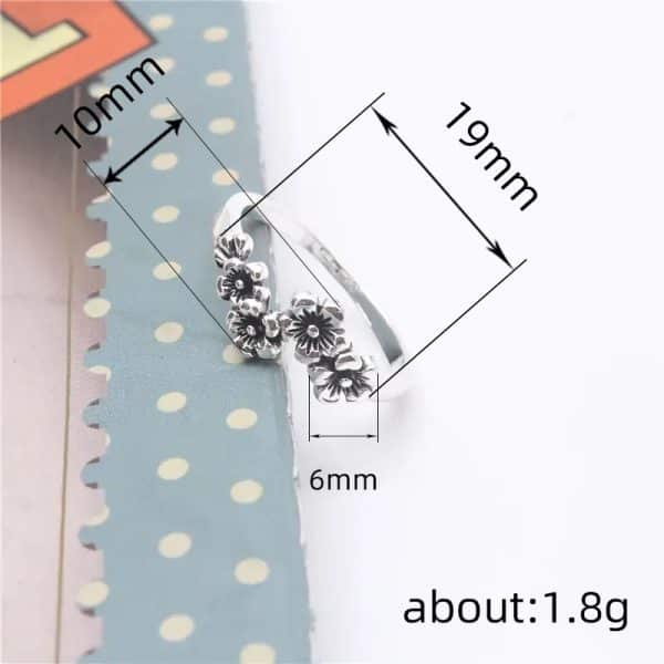 Cross Vintage Distressed Diamond Guardian Ring