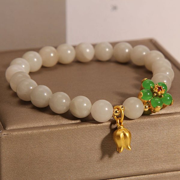 Niche Design Sweet Flowers Bracelet Light Luxury