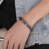 Creative Retro Personalized Nail Hook Buckle Stainless Steel Bracelet