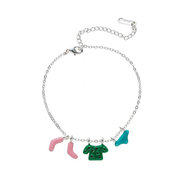 Drop Oil Color Clothes Socks Fashion Necklace Bracelet