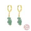 Profiled Natural Stone Earrings Eardrops