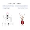Glass Set With Rhinestone Bridal Wedding Jewelry