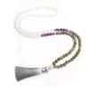 Stone Necklace 108 Glitter Stone Amethyst Lantern Beads Yoga Necklace