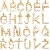 Popular Accessories Pearl Zircon Letter Pendant