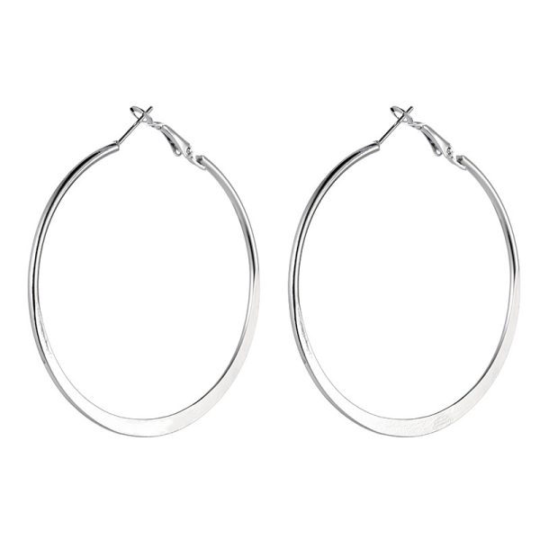 Fashion Big Circle Earrings Popular Simplicity