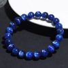 Natural Blue Crystal Ball Bracelet