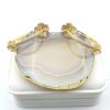 Heavy Industry Circle Colorful Flower Micro-inlaid Ear Ring