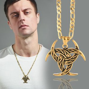 Fashion Titanium Steel Biochemical Nuclear Tag Necklace