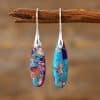 Bohemian Emperor Stone Drop Earrings