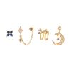 Ladies Fashion Molan Zircon Earrings Set