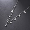 c17060c7-acfa-4b7c-8e94-f4f2d2fc98d5.jpg Cut Glossy Butterfly Pendant Clavicle Chain Stainless Steel Necklace