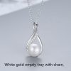Silver Drop-shaped Pearl Set Fashion Creative Jewelry DIY