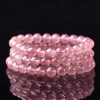Fashion Natural Strawberry Quartz Bracelet Women
