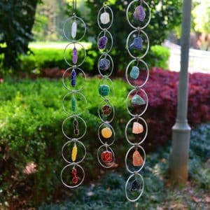 Crystal Stone Wind Chimes Pendant