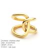 Knotted Trendy Women's Opening Adjustable Ring