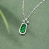 Sauteed Green Beans Sterling Silver 925 Necklace