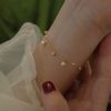 Women's Starry Pearl Tassel Bracelet Bracelet