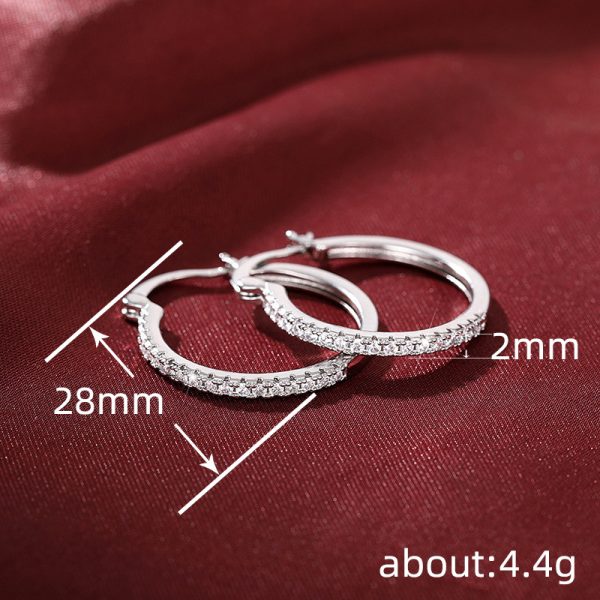Big Circle Earrings Fashion Graceful Earring