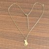 Simple Stainless Steel 18K Gold Plating Colorfast Hollow Turtle Necklace