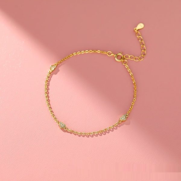 S925 Sterling Silver Diamond Bracelet