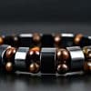 Personality Black Gall Eye Stone Tiger Stone Exquisite Bracelet Magnetic