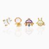 Creative Cartoon Wind Space Series Earings Set