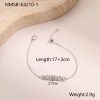 European And American Fashion Love Small Diamond Round Diamond Zircon Bracelet Gold Plated Stainless Steel