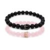 Volcanic Stone Bracelet Crown Natural Stone Couple Bracelet
