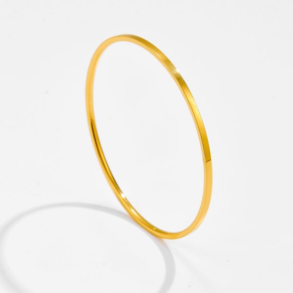Simple Textured All-match Fashion Titanium Steel Women's Bracelet