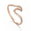 Wave Stainless Steel Ring Female Fashion Geometric Shape