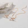 Cross Border Jewelry Personality Copper Micro Set Zircon Butterfly Ear Bone Clip Super Long Personality Tassel Ear Line Earrings