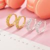 Golden Silver Circle Ear Clip