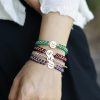 Natural Stone 12 Constellation Stainless Steel Hand-woven Couple Bracelet