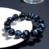 Tiger-eye Blue Bracelet Blue Tiger-shaped Stone Round Beads Sunny Stone Bracelet