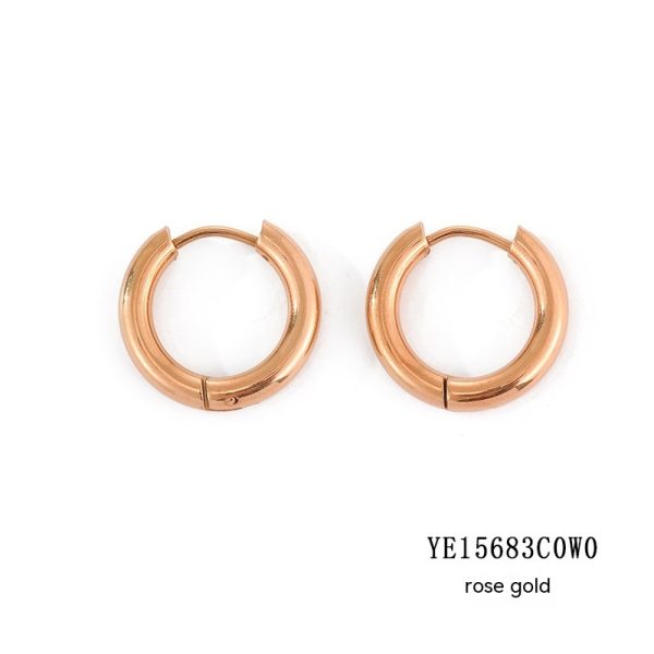 Classic Round Hoops Earrings
