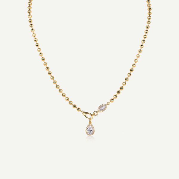 925 Sterling Silver Women's Non-fading Cross-border Necklace Simple High-end Sense