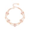 S925 Silver Double-layer Clover Bracelet